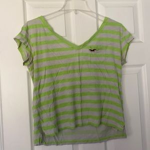 Hollister striped crop top. Size small.